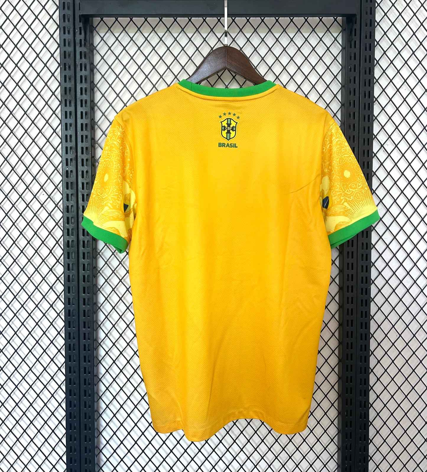 2024 Brazil Special Edition Jesus Yellow Soccer Kit