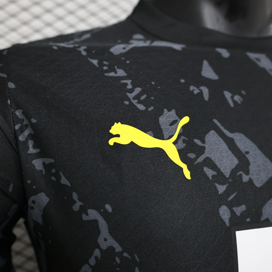 Borussia Dortmund Away Shirt Kit 2023-2024 - Black
