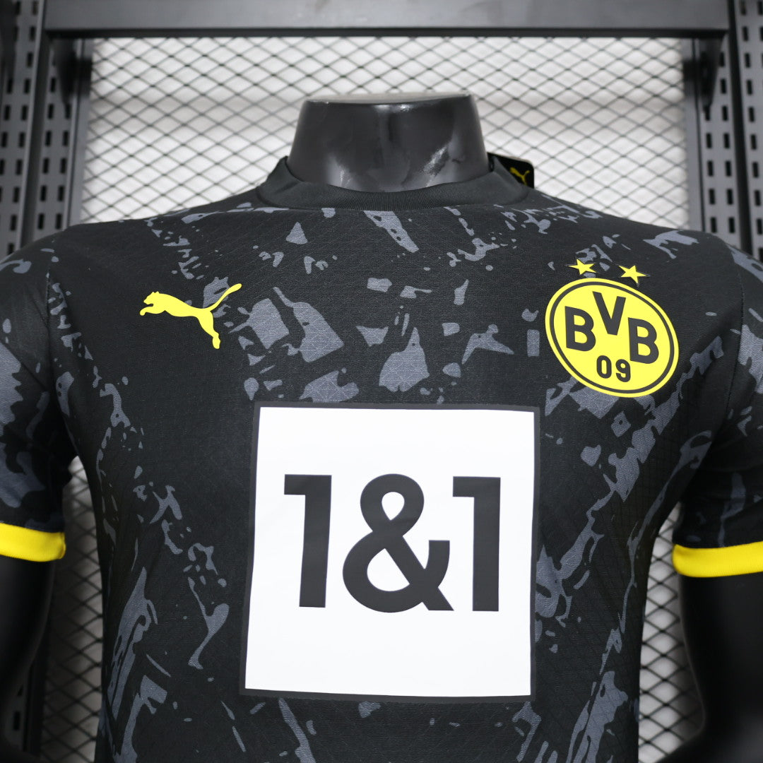 Borussia Dortmund Away Shirt Kit 2023-2024 - Black