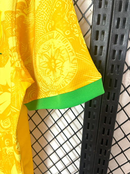 2024 Brazil Special Edition Jesus Yellow Soccer Kit