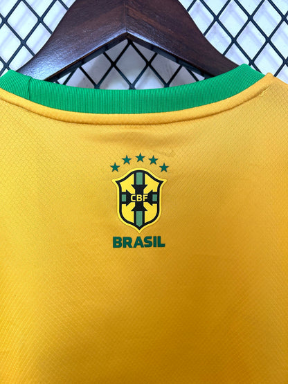 2024 Brazil Special Edition Jesus Yellow Soccer Kit