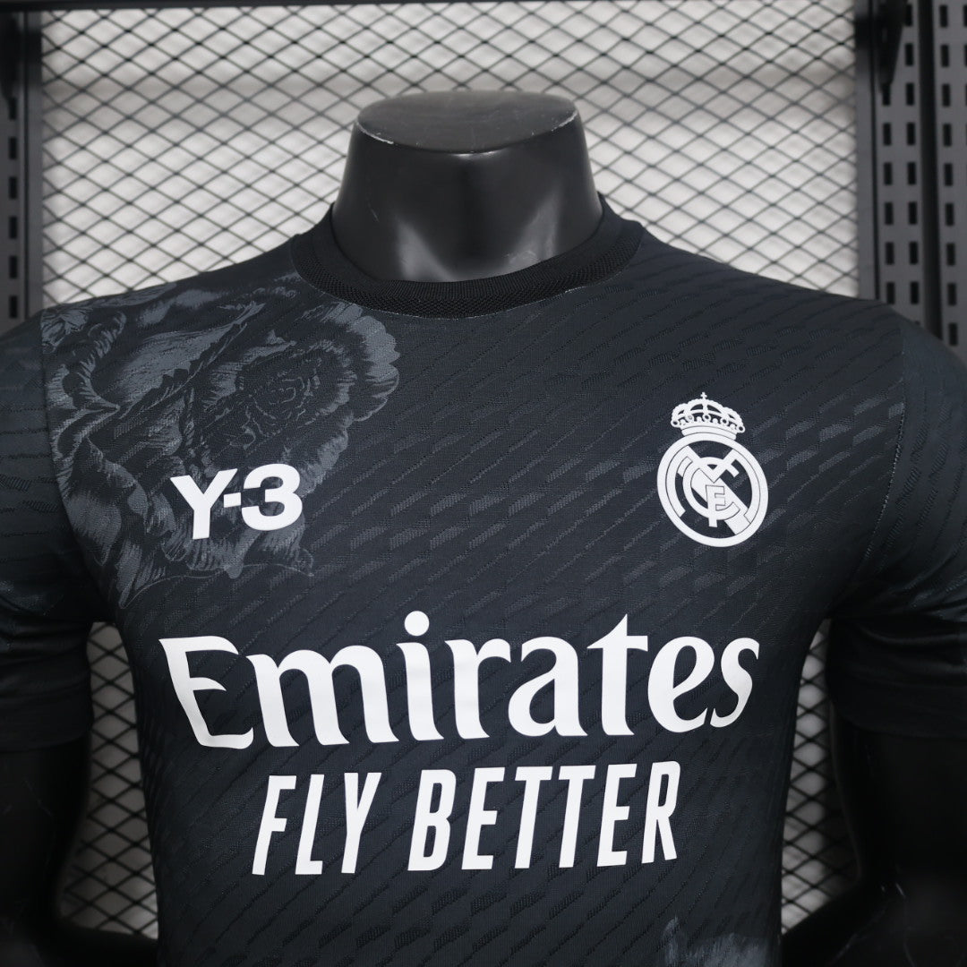 Real Madrid x Y-3 2023/2024 Fourth Black Rose Kit