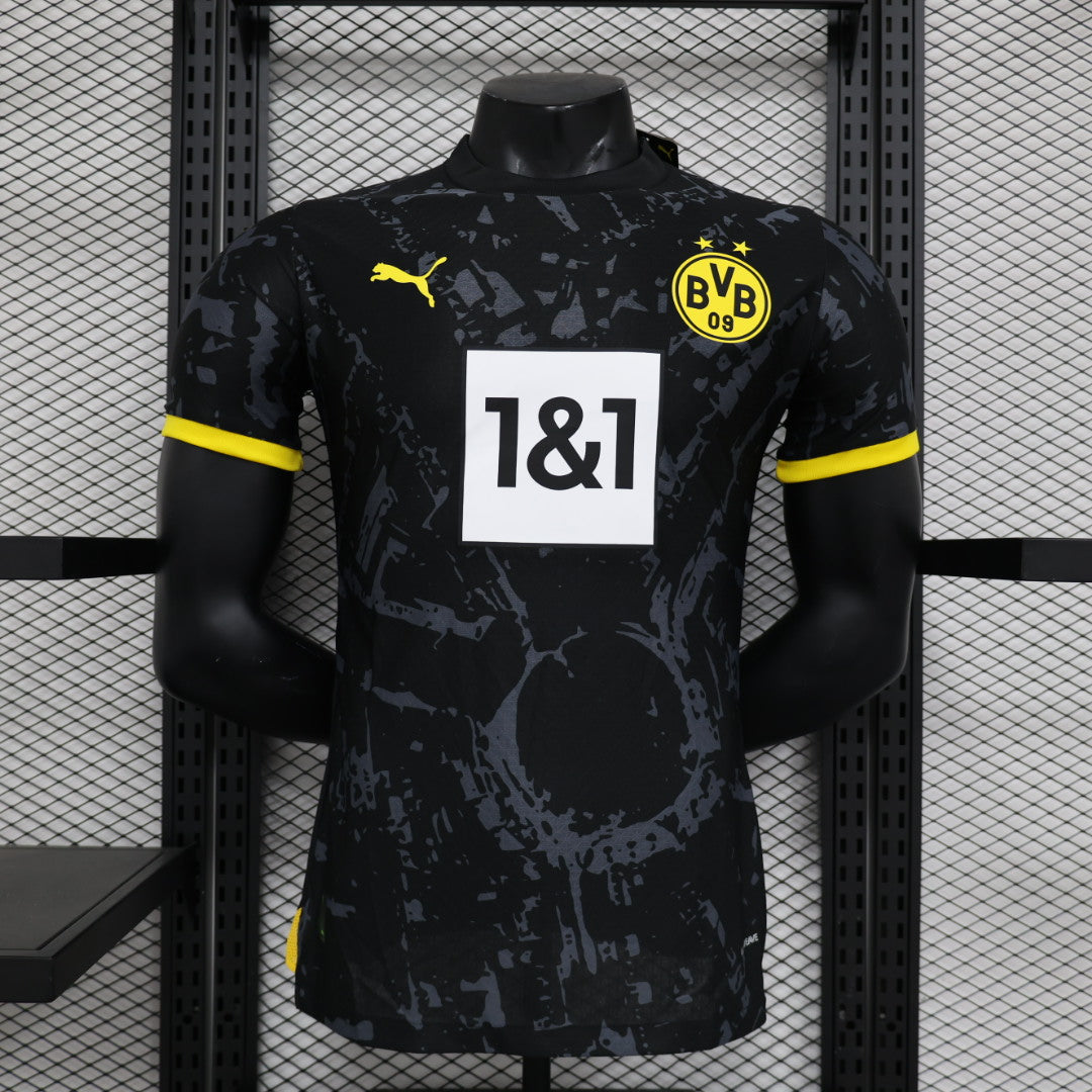 Borussia Dortmund Away Shirt Kit 2023-2024 - Black