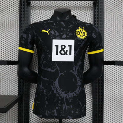 Borussia Dortmund Away Shirt Kit 2023-2024 - Black