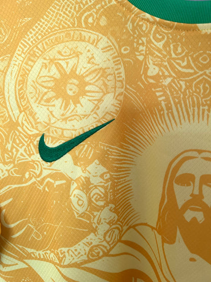 2024 Brazil Special Edition Jesus Yellow Soccer Kit