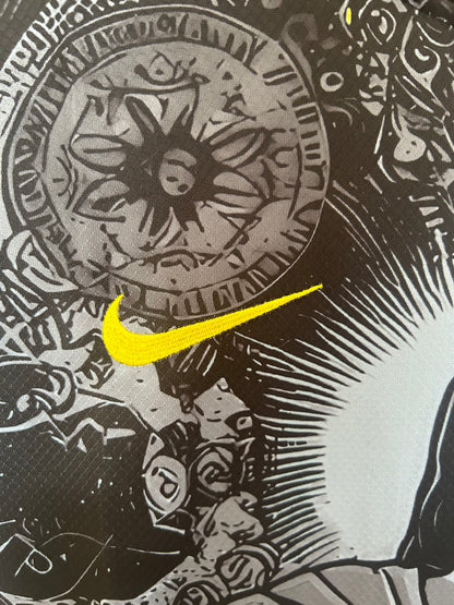 2024 Brazil Special Edition Jesus Black Gray Soccer Kit