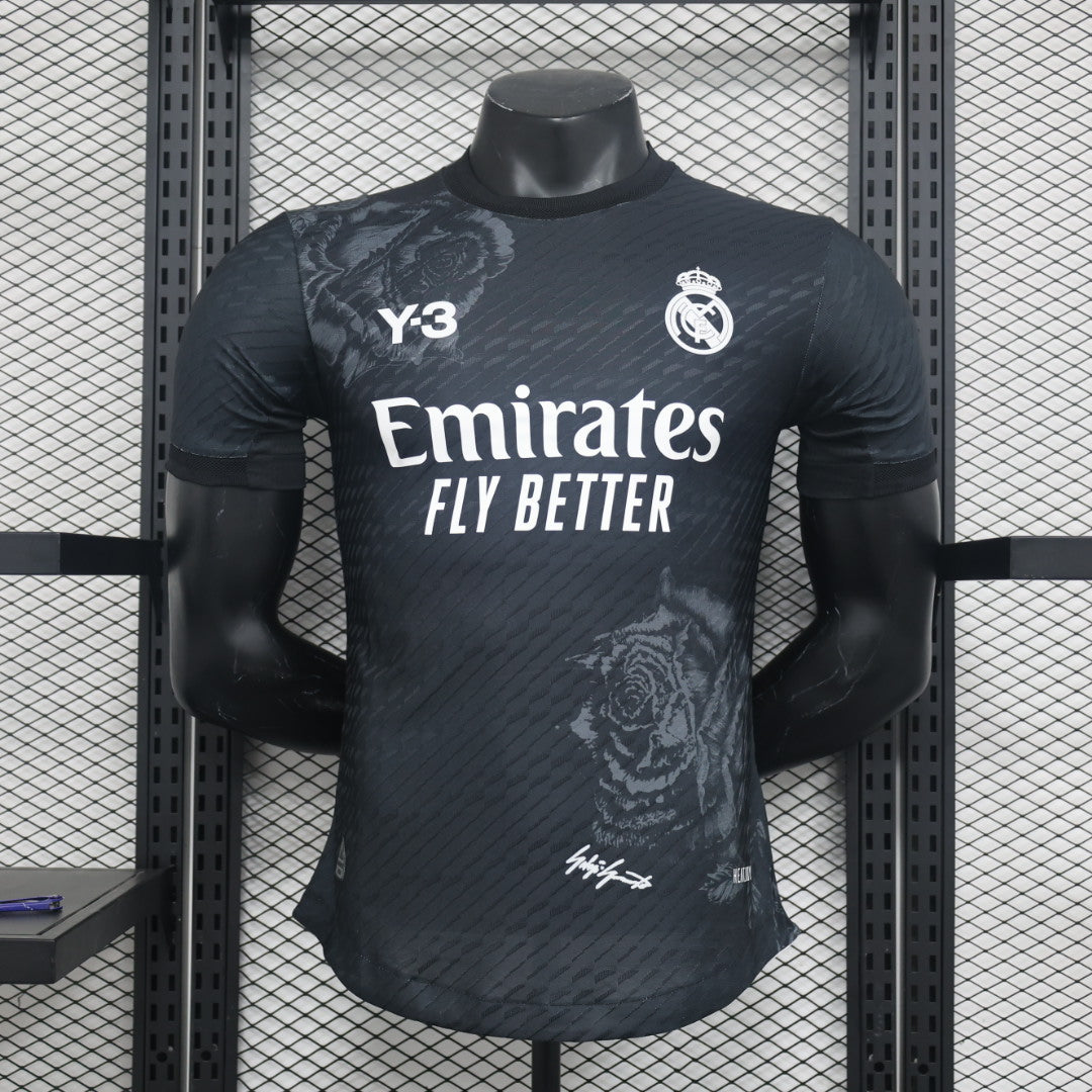 Real Madrid x Y-3 2023/2024 Fourth Black Rose Kit
