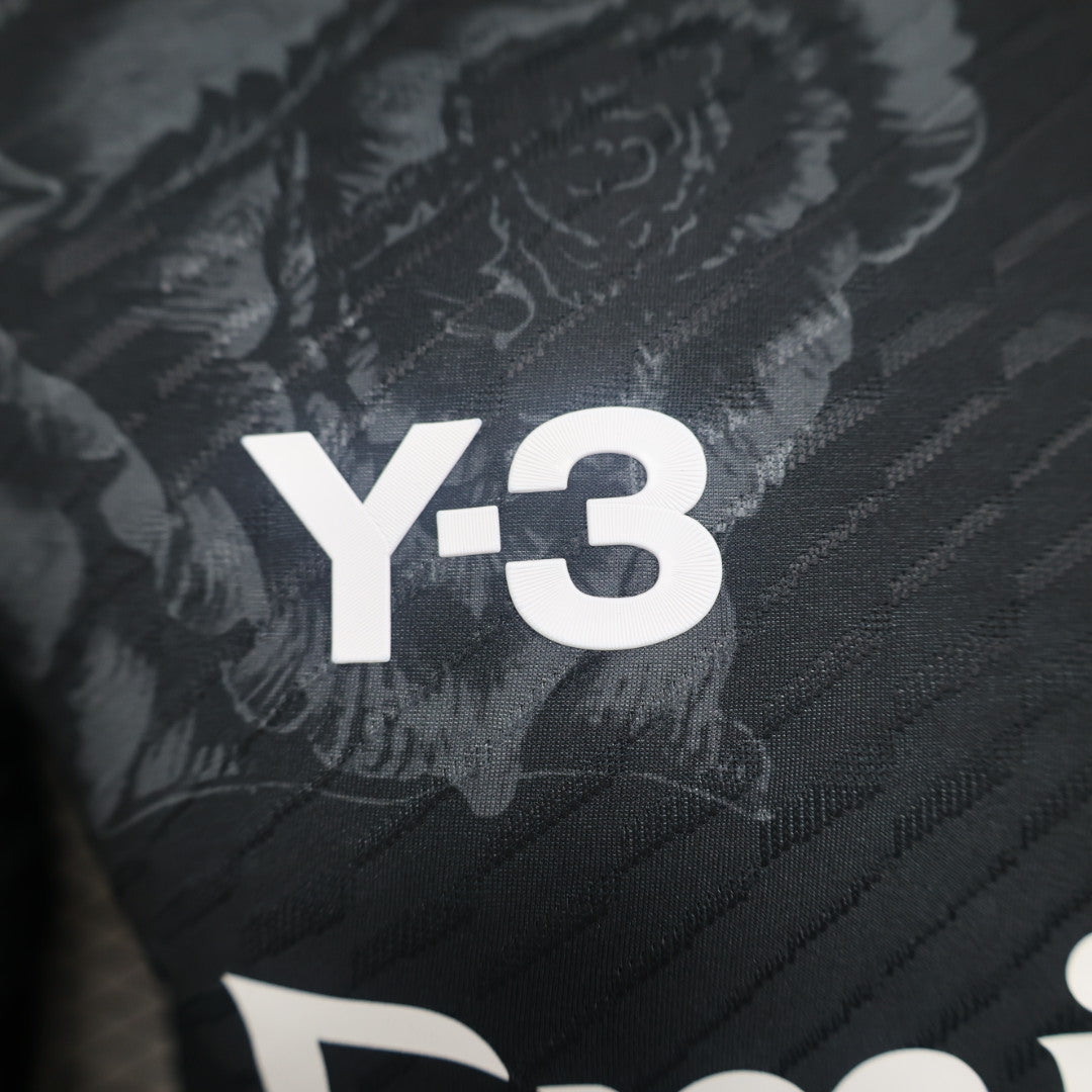 Real Madrid x Y-3 2023/2024 Fourth Black Rose Kit