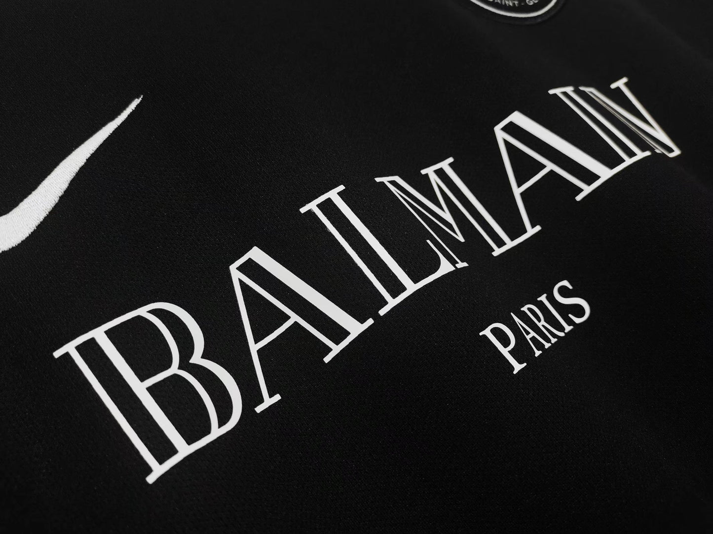 PSG X BALMAIN T-SHIRT BLACK